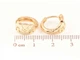 Сережки Xuping Позолота 18K колечка «Декоративний візерунок» 284212 - зображення 2