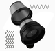 Фильтр для пылесоса Baseus A3 Car vacuum Cleaner strainer, 2PCS, Black - изображение 9