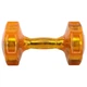 Гантель для фитнеса с TPU покрытием Zelart Jelly Urethane Coated Dumbbells TA-2946-15LB Оранжевый - изображение 3