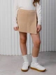 Подростковые шорты-юбка для девочки ARTKNIT Смужка 140-146 см Бежевые (4823093470743) - изображение 1