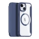 Чехол-книжка Dux Ducis Skin X Pro with MagSafe для iPhone 15 Blue - изображение 1