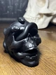 Статуетка в формі Черепа зі зміям FullBlack ABC handmade - изображение 3