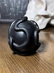Статуетка в формі Черепа зі зміям FullBlack ABC handmade - изображение 4