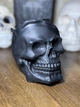 Череп кашпо троянда декор FullBlack ABC handmade - изображение 2
