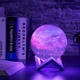 Настільна лампа світильник різнокольоровий Місяць - Magic 3D Moon Light з ДУ пультом - зображення 2