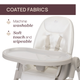 Krzesełko do karmienia Chicco Polly Armonia Motherpearl 3 w 1 Perłowe (8058664178698) - obraz 4