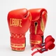 Боксерські рукавиці Leone GN220 DNA Red 12 унцій (бинти 4 м. в комплекті) - изображение 1