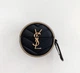 Чехол для наушников AirPods 4 luxury YSL черный силиконовый (2222) - изображение 1