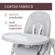 Крісло для годування Chicco Polly Armonia Steel 3 в 1 (8058664179039) - зображення 4