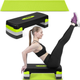 Степ платформа для тренувань Neo Sport 3 ступінчаста ns 400 зелена (5903890606077) - зображення 2