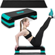 Степ платформа для тренувань Neo Sport 3 ступінчаста ns 402 бірюзова (5903890606091) - зображення 7