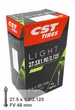 Камера велосипедна CST Light 27.5x1.9/2.125 FV 48 мм (G0001343) - зображення 1