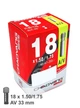Камера велосипедна Chaoyang 18x1.5/1.75 AV 33 мм (G0001356) - изображение 1