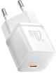 Ładowarka sieciowa Baseus GaN5S Fast Charger 1C 20W USB-C White (P10162503213-00) - obraz 3