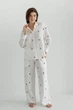 Forli Брюки с вышивкой из муслина Blueberry M/L Белый ML0084-39-09_M/L - изображение 5