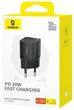 Ładowarka sieciowa Baseus GaN5S Fast Charger 1C 30W USB-C Black (P10162504113-00) - obraz 6