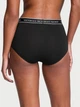 Женские трусики Victoria's Secret (2126439778240) Logo Cotton Modern Brief L черные - изображение 2