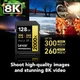 Карта памяти Lexar SDXC 128GB Professional 2000x UHS-II U3 ( 260/300 MB/s ) (LSD2000128G-BNNNG) - изображение 3