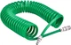 Шланг спиральный полиуретановый Toptul 8 x 12 мм 1/4" PT Male 10 м (KHLC08100) - изображение 1