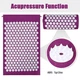 Акупунктурный массажный коврик для спины/ног с подушкой (валик) ProSource Acupressure Mat Розовый - изображение 3