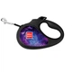 Поводок-рулетка для собак WAUDOG R-leash, рисунок "NASA21", L, до 50 кг, 5 м, светоотражающая лента черный - изображение 3