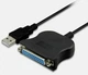 Перехідник з USB на LPT порт / Кабель принтера-адаптер USB2.0 - LPT M/F 80 см 25 Pin Parallel Printer IEEE 1284 Чорний - зображення 12