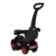 Дитяча каталка-толокар з батьківською ручкою Bambi M 5763L-2 чорно-червоний - изображение 2