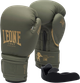 Боксерские перчатки Leone GN059G 16 унций Military Edition Green (капа в комплекте) (GN059G_Green_16oz) - изображение 1
