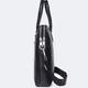 Кожаная мужская деловая сумка-портфель портфель для ноутбука черный Tiding Bag 64028 - изображение 5