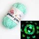 Пряжа флуоресцентна що світиться у темряві GlowYarn 2 мм блакитний - зображення 1