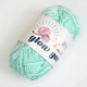 Пряжа флуоресцентна що світиться у темряві GlowYarn 2 мм блакитний - зображення 2