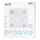 Смарт-весы напольные Proove Balance, LED-дисплей, 180 кг, Bluetooth, белые (SLBF00010002) - изображение 6