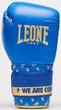 Боксерские перчатки Leone GN220 DNA 10 унций Blue (бинты 4 м в комплекте) (GN220_Blue_10oz) - изображение 3