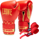 Боксерские перчатки Leone GN220 DNA 10 унций Red (бинты 4 м в комплекте) (GN220_Red_10oz) - изображение 1