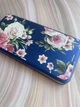 Чехол-книжка с рисунком для Samsung Galaxy A24 (A245) Синий :: Розовые цветы (принт 287) - изображение 3