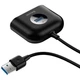 USB-хаб Baseus Square round 4 in 1 USB HUB Adapter (USB3.0 TO USB3.0*1+USB2.0*3) (CAHUB-AY01) - изображение 2
