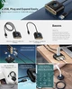 USB-хаб Baseus Square round 4 in 1 USB HUB Adapter (USB3.0 TO USB3.0*1+USB2.0*3) (CAHUB-AY01) - изображение 3