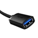 USB кабель удлинитель USB на USB Baseus AirJoy Series charging data (5m, 5 Gbit/s, OTG, USB 3.0, 3A). Black - зображення 3