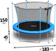 Trampolina ogrodowa Neo Sport 183 cm z siatką wewnętrzną i drabinką Blue (NS-06W181) - obraz 5