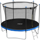 Trampolina ogrodowa Neo Sport 183 cm z siatką wewnętrzną i drabinką Navy Blue (NS-06W241) - obraz 3