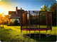 Trampolina ogrodowa Neo Sport 183 cm z siatką wewnętrzną i drabinką (NS-06Z241) - obraz 7