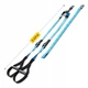 Петлі для функціонального тренінгу 4FIZJO підвісна система Black/Sky Blue (P-5907739311016) - зображення 5