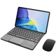 Клавиатура-подставка беспроводная Smart Keyboard + Мышка для Oukitel OT5 Ukr+Eng Black - изображение 1