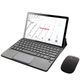 Клавиатура-подставка Smart Keyboard + Мышка для Thomson TEOX 10 Ukr+Eng Black - изображение 1