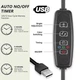 Фитолампа USB для роста растений на 4 лампы, светодиодная LED фито лампа на прищепке светильник для комнатных цветов и рассады - изображение 7