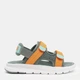 Детские спортивные сандалии для мальчика Puma Evolve 38914715 32 Green Moon-Orange Glo-Aquatic (4067983837227) - изображение 1