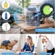 Портативний USB вентилятор з водяним охолодженням Air Cooler Fan 4в1 Нічник зволожувач з LED підсвічуванням, синій - зображення 4