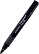 Маркер Axent Permanent Comfort Grip 2 мм круглый черный 12 шт (2542-01-A) - изображение 1
