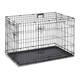 Klatka dla psa Pethaus rozmiar M 91 x 57 x 62 cm czarna PH-201 (5903890618780) - obraz 1