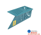 Угольник 3D Mastertool японский (30-3520) - изображение 1
